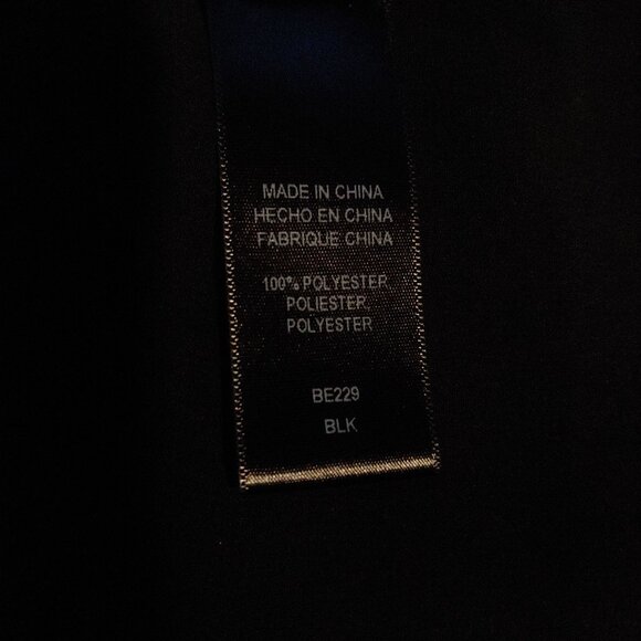 2B BeBe Sheer Disco Sleeveless Button Down Tie in Front Shirt With Crystals XL - Picture 7 of 7